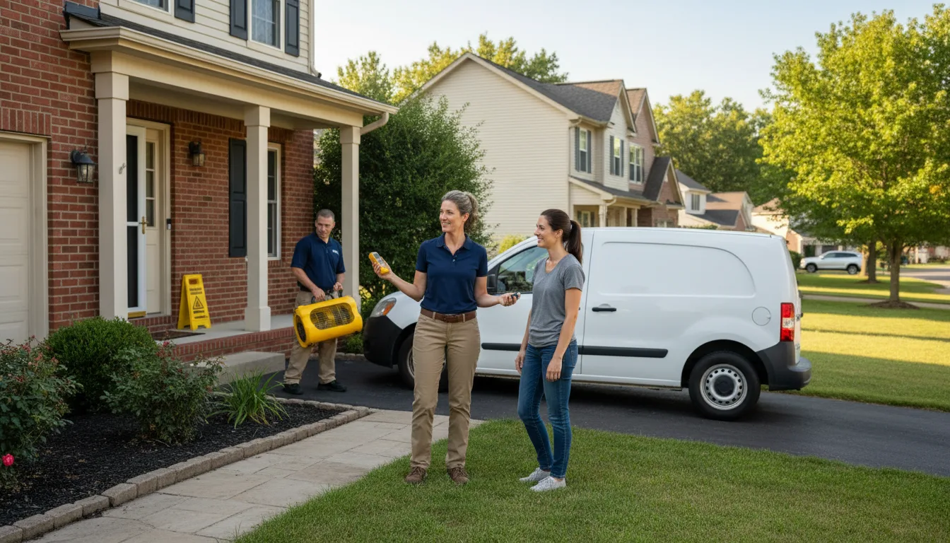 Residential water damage restoration in Holly Ridge, NC